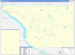 Jo Daviess County, IL Digital Map Basic Style